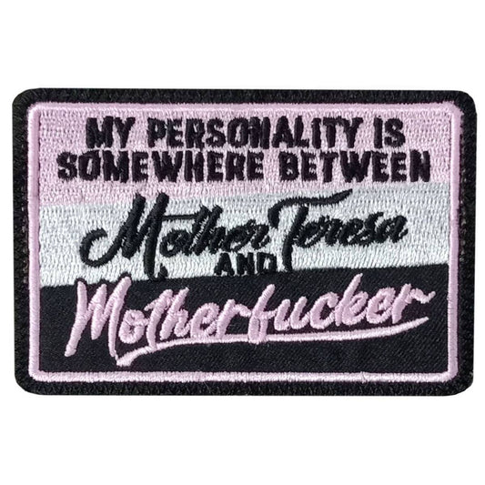 Hot Leathers Personality 3.5 X 2.3 Embroidered Patch PPW1291