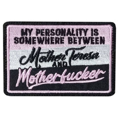 Hot Leathers Personality 3.5 X 2.3 Embroidered Patch PPW1291