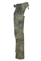 Unisex Double Deep Pocket Thermal Lined Chaps- Antique Brown