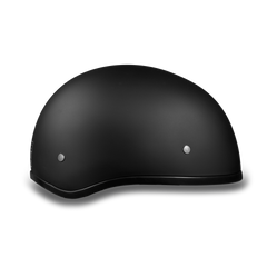 D1-BNS D.O.T. DAYTONA SKULL CAP W/O VISOR - DULL BLACK