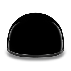 D1-ANS D.O.T. DAYTONA SKULL CAP W/O VISOR - HI-GLOSS BLACK