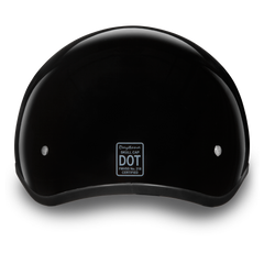 D6-BWH D.O.T. DAYTONA SKULL CAP - W/ BARBED WIRE HEART