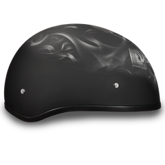 D6-PS D.O.T. DAYTONA SKULL CAP - W/ PISTONS SKULL
