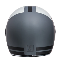 R6-R DOT Daytona Retro Full Face Motorcycle Helmet: Vintage Style for Men, Women, & Youth - W/ Racer