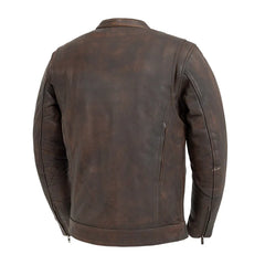 FIM263CVZ-COPR-Raider Men's Motorcycle Leather Jacket