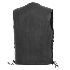 FIM652CDM-Rancher - Men's Motorcycle Western Style Leather Vest