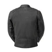FIM431CDMZ-BLK- Raptor Men's Motorcycle Leather Jacket