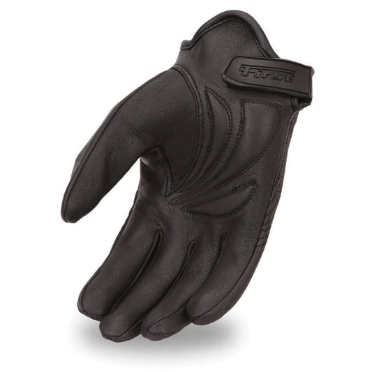 FI132GEL-Roadway - Men's Leather Motorcycle Gloves