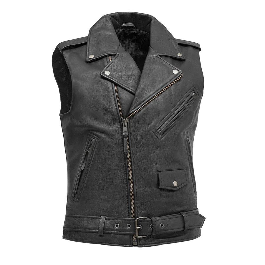 FIM681CDM-Rockin - Men's Motorcycle Leather Vest