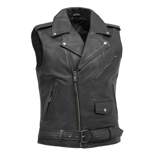 FIM681CDM-Rockin - Men's Motorcycle Leather Vest