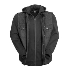 FIM697DMH-Rook - Men's Motorcycle Denim Vest