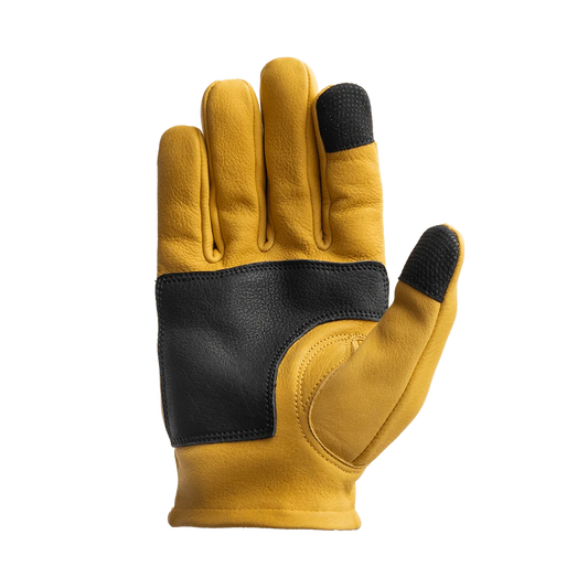 FI211DBL-Roper DBL Palm Men's Motorcycle Leather Gloves