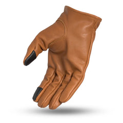 FI211-WHSKY-Roper Men's Motorcycle Leather Gloves