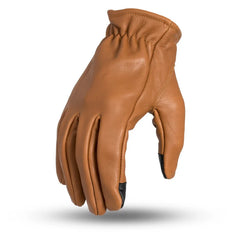 FI211-WHSKY-Roper Men's Motorcycle Leather Gloves