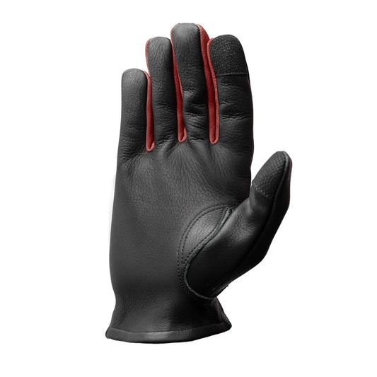 FI211-BLKOX-Roper Men's Motorcycle Leather Gloves