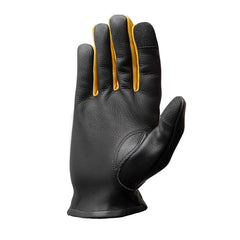 FI211-BLKYL-Roper Men's Motorcycle Leather Gloves