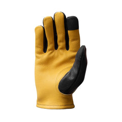 FI211-BLKGL-Roper Men's Motorcycle Leather Gloves