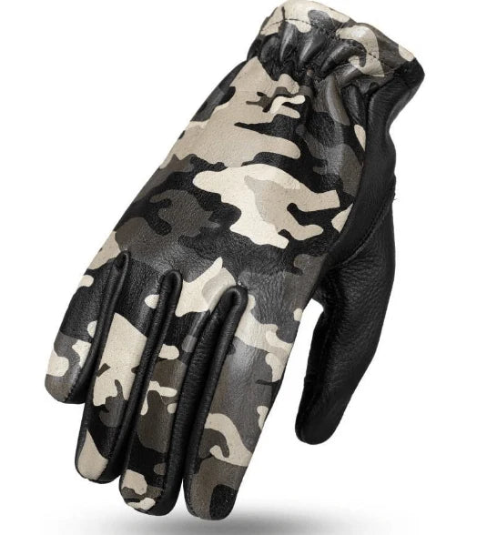 FI211-CMF-Roper Men's Motorcycle Leather Gloves