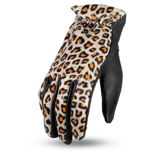 FI301-Roper Women's Motorcycle Leather Gloves
