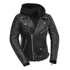 FIL185SDMZ-Ryman - Women's Motorcycle Leather Jacket