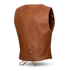 FIL544SDM-WHS-Savannah Women's Western Style Motorcycle Leather Vest