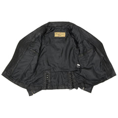 Milwaukee Leather Vintage SFL2812 Women's Black Leather Moto Style Fashion Jacket
