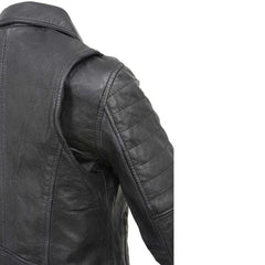 Milwaukee Leather Vintage SFL2812 Women's Black Leather Moto Style Fashion Jacket