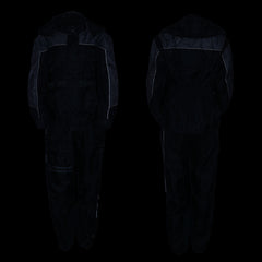 NexGen SH204901 Women's Black and Grey Armored and Hooded Water Proof Rain Suit
