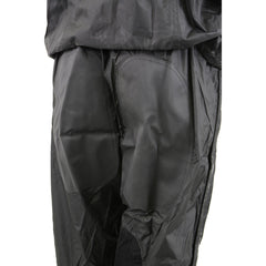 NexGen SH2342 Women's Black Water Resistant Rain Suit with Reflective Butterflies