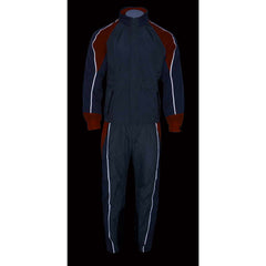 Milwaukee Leather SH2346SGO Men's Gray and Orange Water Resistant Rain Suit with Reflective Piping
