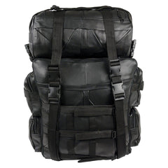 Milwaukee Leather SH537 Large Black Motorcycle Large Leather Deluxe Sissy Bar Pack Bag