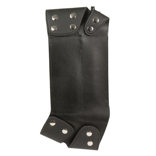 Milwaukee Leather SH591RT Black LRight Side Crash Bar Bag with Water Bottle Holder