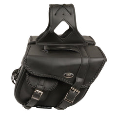 Milwaukee Performance SH66501ZB Black Medium Braided Zip Off PVC Throw Over Saddlebags