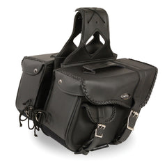 Milwaukee Performance SH66501ZB Black Medium Braided Zip Off PVC Throw Over Saddlebags