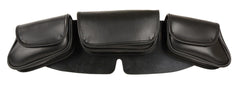 Milwaukee Leather Performance SH67104 Black Triple Pocket PVC Travel Windshield Bag