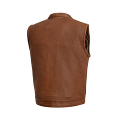 FIM689CMB-COG-Sharp Shooter Men's Motorcycle Leather Vest