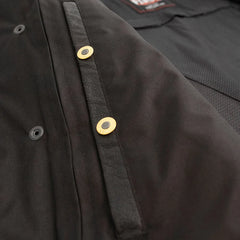 FIM689CDT-BLKOL-Sharp Shooter Men's Motorcycle Leather Vest