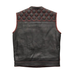 FIM672QLT-Sinister - Men's Motorcycle Leather Vest