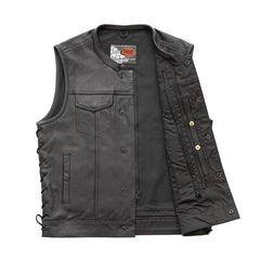 FIM685CSL-Sniper Men's Motorcycle Leather Vest