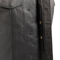 FIM685CSL-Sniper Men's Motorcycle Leather Vest