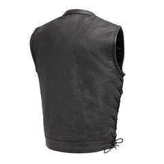 FIM685CSL-Sniper Men's Motorcycle Leather Vest