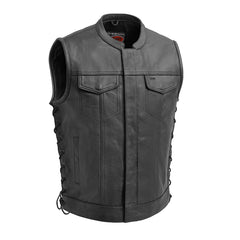 FIM685CSL-Sniper Men's Motorcycle Leather Vest