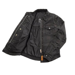 FIL302FNL-Sophia Women's Motorcycle Flannel Shirt