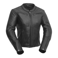 FIL158CLMZ-Speed Queen - Womens Motorcycle Leather Jacket