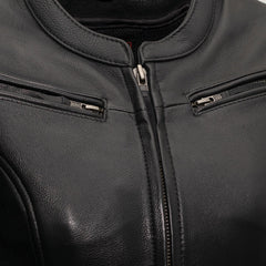 FIL158CLMZ-Speed Queen - Womens Motorcycle Leather Jacket