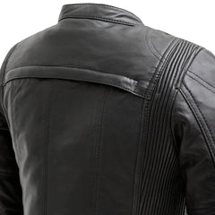 FIL190CDMZ-Supastar - Womens Motorcycle Leather Jacket