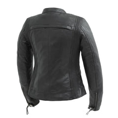 FIL190CDMZ-Supastar - Womens Motorcycle Leather Jacket