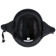 Hot Leathers HLT68 Type-1 Flat Black Flames Motorcycle DOT Approved Skull Cap Half Helmet