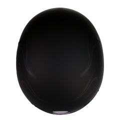 Hot Leathers HLT68 Type-1 Flat Black Flames Motorcycle DOT Approved Skull Cap Half Helmet