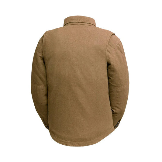 FIM409RCNVS-TAN-The Moto Shirt - Recycled Canvas